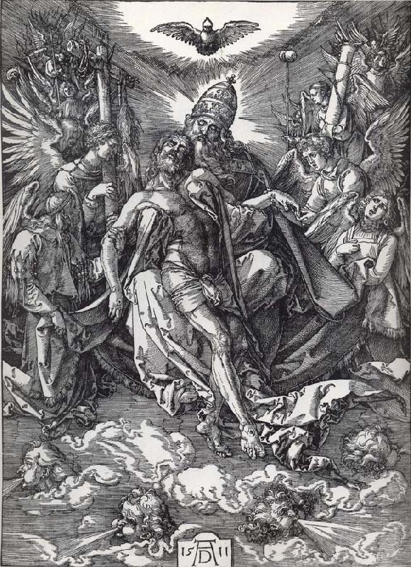 Albrecht Durer The holy trinity France oil painting art